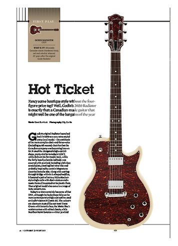 Guitarist GODIN RADIATOR 2020 Guitarist GODIN RADIATOR 2020