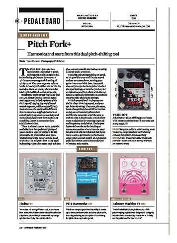 Guitarist ELECTRO-HARMONIX PITCH FORK+ Guitarist ELECTRO-HARMONIX PITCH FORK+