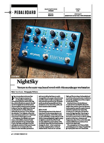 Guitarist STRYMON NIGHTSKY Guitarist STRYMON NIGHTSKY
