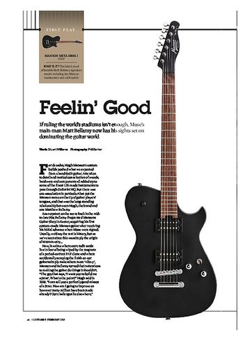 Guitarist MANSON META MBM-1 Guitarist MANSON META MBM-1
