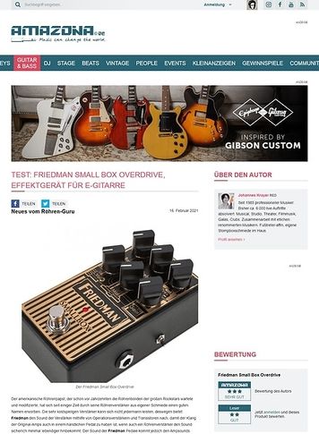 Amazona.de Friedman Small Box Overdrive Amazona.de Friedman Small Box Overdrive