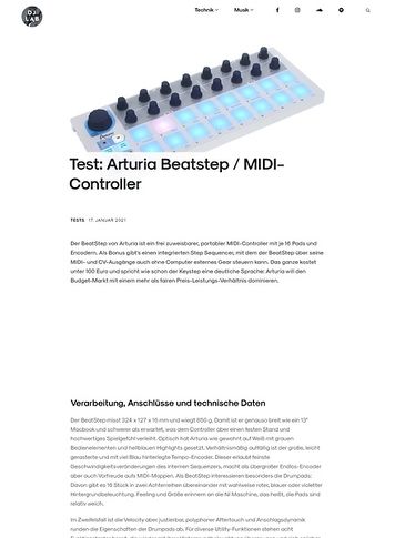 DJLAB Arturia Beatstep DJLAB Arturia Beatstep