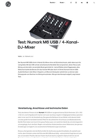 DJLAB Numark M6 USB DJLAB Numark M6 USB