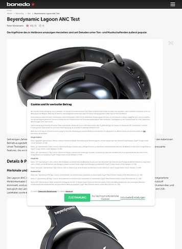 Bonedo.de Beyerdynamic Lagoon ANC Bonedo.de Beyerdynamic Lagoon ANC