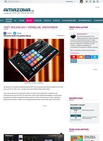 Amazona.de Roland MV-1 Verselab Amazona.de Roland MV-1 Verselab