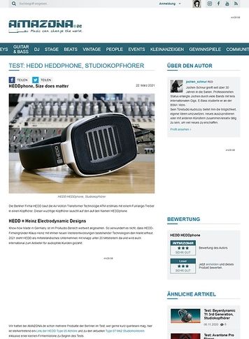 Amazona.de HEDD HEDDphone Amazona.de HEDD HEDDphone