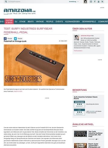 Amazona.de Surfy Industries Surfybear Amazona.de Surfy Industries Surfybear