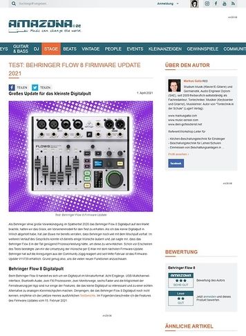 Amazona.de Behringer Flow 8 Firmware Update 2021 Amazona.de Behringer Flow 8 Firmware Update 2021