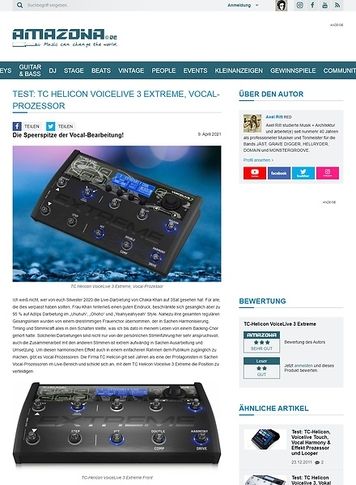 Amazona.de TC Helicon VoiceLive 3 Extreme Amazona.de TC Helicon VoiceLive 3 Extreme
