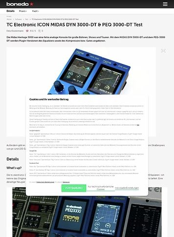 Bonedo.de TC Electronic ICON MIDAS DYN 3000-DT & PEQ 3000-DT Bonedo.de TC Electronic ICON MIDAS DYN 3000-DT & PEQ 3000-DT