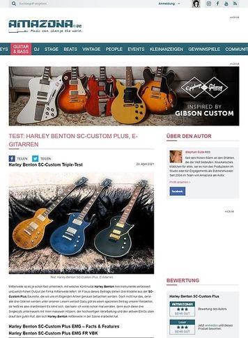 Amazona.de Harley Benton SC-Custom Plus Amazona.de Harley Benton SC-Custom Plus