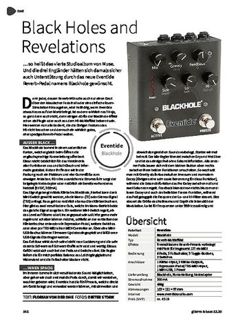 Gitarre & Bass Eventide Blackhole Gitarre & Bass Eventide Blackhole