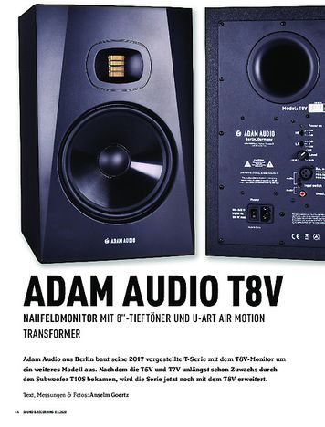 Sound & Recording Adam Audio T8V Sound & Recording Adam Audio T8V