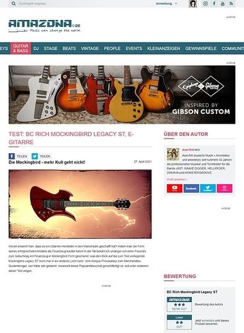 Amazona.de BC Rich Mockingbird Legacy ST Amazona.de BC Rich Mockingbird Legacy ST