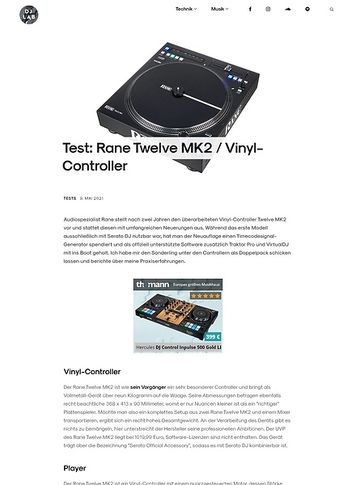 DJLAB Rane Twelve MK2 DJLAB Rane Twelve MK2