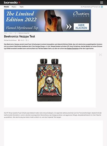Bonedo.de Beetronics Vezzpa Bonedo.de Beetronics Vezzpa