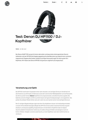 DJLAB Denon DJ HP1100 DJLAB Denon DJ HP1100