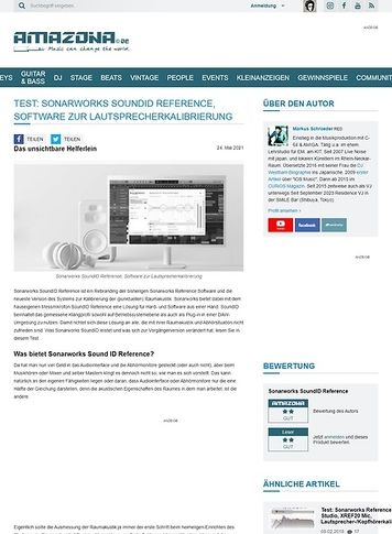 Amazona.de Sonarworks SoundID Reference Amazona.de Sonarworks SoundID Reference