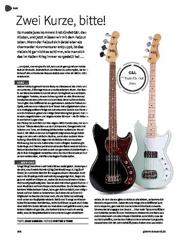 Gitarre & Bass G&L Tribute Fallout Bass Gitarre & Bass G&L Tribute Fallout Bass