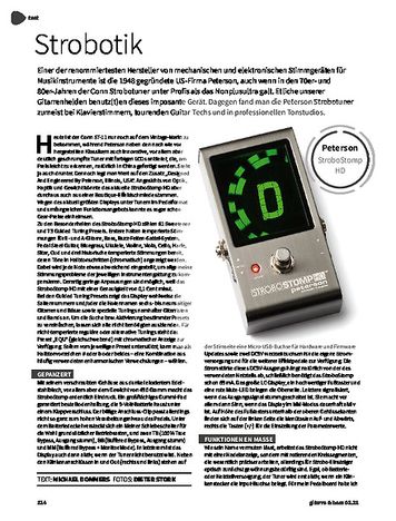 Gitarre & Bass Peterson StroboStomp HD Gitarre & Bass Peterson StroboStomp HD