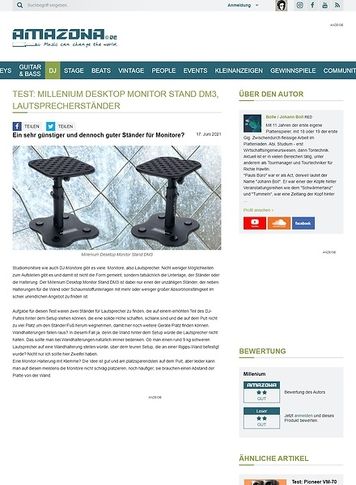 Amazona.de Millenium Desktop Monitor Stand DM3 Amazona.de Millenium Desktop Monitor Stand DM3