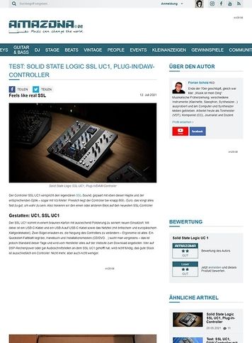 Amazona.de Solid State Logic SSL UC1 Amazona.de Solid State Logic SSL UC1