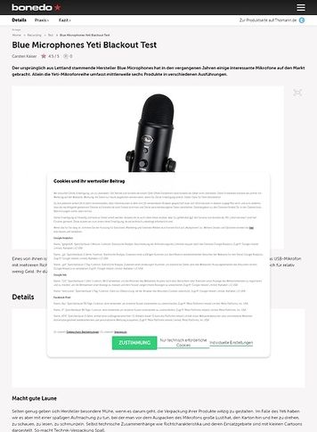 Bonedo.de Blue Microphones Yeti Blackout Bonedo.de Blue Microphones Yeti Blackout