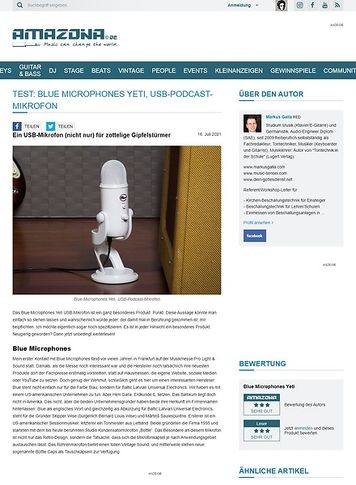 Amazona.de Blue Microphones Yeti Amazona.de Blue Microphones Yeti