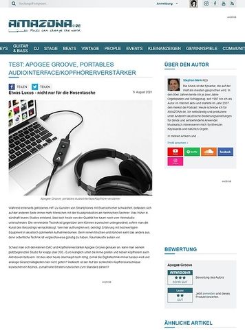 Amazona.de Apogee Groove Amazona.de Apogee Groove