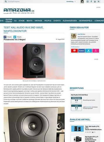 Amazona.de Kali Audio IN-8 2nd Wave Amazona.de Kali Audio IN-8 2nd Wave