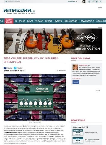 Amazona.de Quilter Superblock UK Amazona.de Quilter Superblock UK