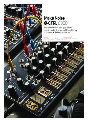 Future Music Make Noise Ø-CTRL Future Music Make Noise Ø-CTRL