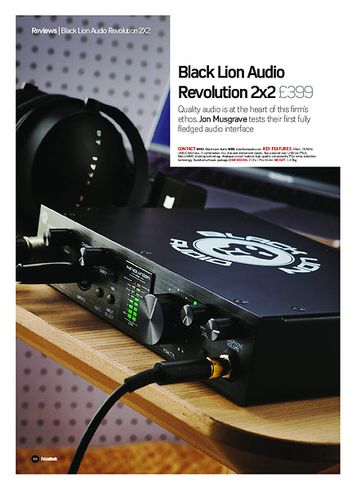 Future Music Black Lion Audio Revolution 2x2 Future Music Black Lion Audio Revolution 2x2