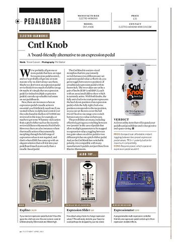 Guitarist Cntl Knob Guitarist Cntl Knob