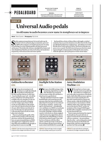 Guitarist Astra Modulation Machine Guitarist Astra Modulation Machine