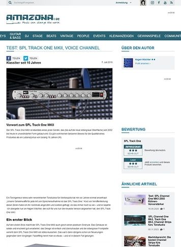 Amazona.de SPL Track One MKII Amazona.de SPL Track One MKII