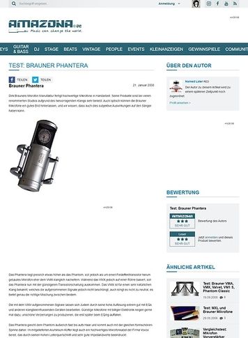 Amazona.de Test: Brauner Phantera Amazona.de Test: Brauner Phantera