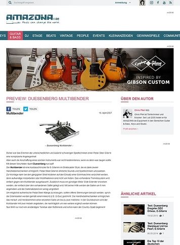Amazona.de Preview: Duesenberg Multibender Amazona.de Preview: Duesenberg Multibender