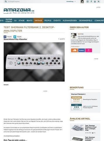Amazona.de Sherman Filterbank 2 Amazona.de Sherman Filterbank 2