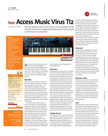 Beat Test: Access Music Virus TI2 Beat Test: Access Music Virus TI2