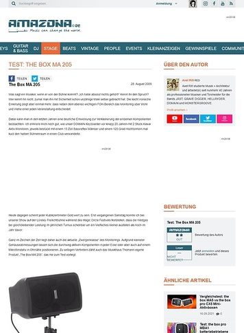 Amazona.de Test: The Box MA 205 Amazona.de Test: The Box MA 205