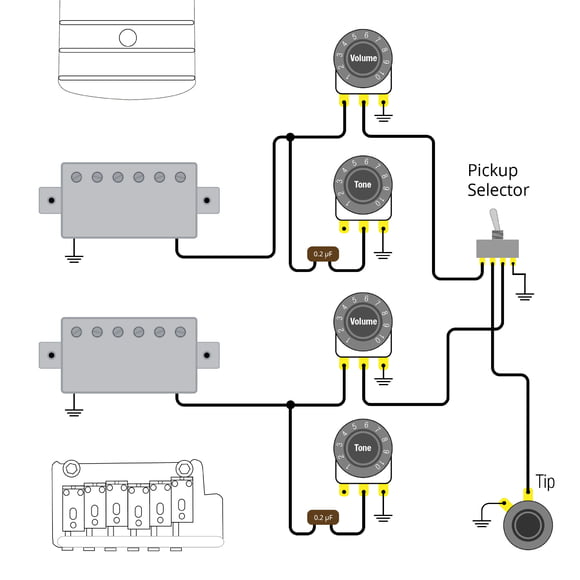 Thomann Online-Ratgeber Kombinationen Pickups für E-Gitarren wiring diagrams www fender com 