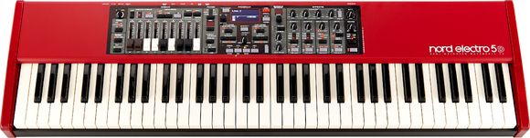 Clavias Nord Electro 5D hat eine Orgelemulation inklusive Zugriegeln an Bord.