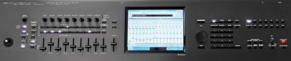 Bedienelemente des Korg Kronos X