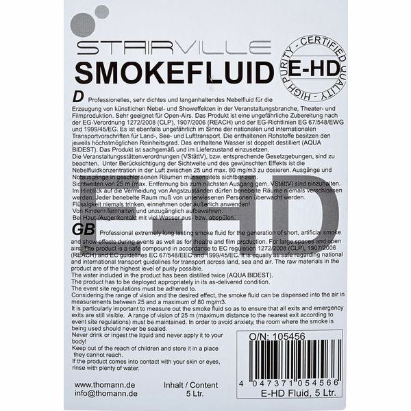 Stairville E-HD Fluid 5l