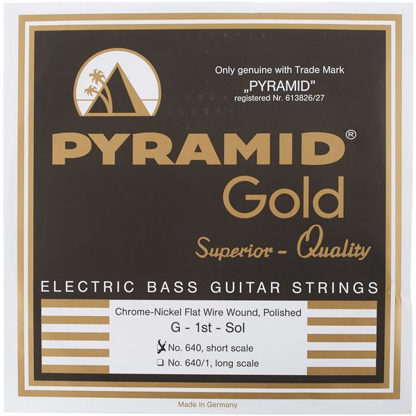 Pyramid Gold Flatwound 040-100