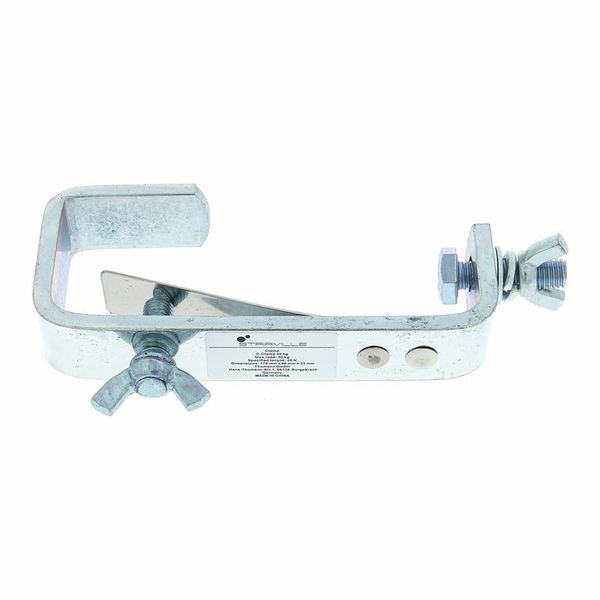 Stairville C-Clamp 50 kg TÜV silver