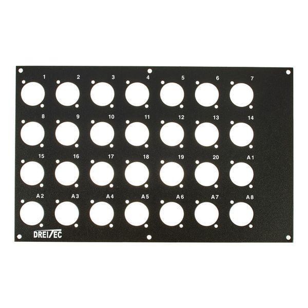 pro snake Front Panel 4HE 20/8