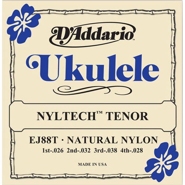 EJ88T-6 D/'Addario Nyltech Ukulele Set 8-String Tenor