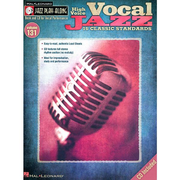 Hal Leonard Jazz Play-Along Vocal High